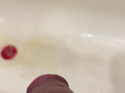 Morning pissing with a view from a dick:) POV 13/16