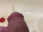 Morning pissing with a view from a dick:) POV 14/16