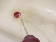 Morning pissing with a view from a dick:) POV 2/16