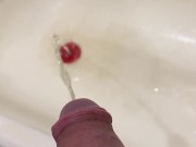 Morning pissing with a view from a dick:) POV 5/16