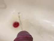 Morning pissing with a view from a dick:) POV 8/16