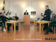 MATURE4K. Old Elle with huge tits fucked her gardener. Hot sex with Elle & Noah Eden 3/16