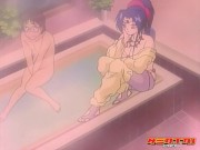 HENTAI PROS - Satoshi Gets Too Anxious When He Puts His Face Between His GF's Legs So He Seeks Help 12/16