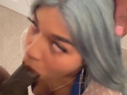 Daddy Fucking My Throat In Front Of My Friend 2/16