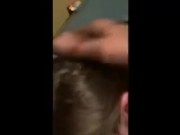 Cock thirsty whore deepthroats and fucks toy 11/16