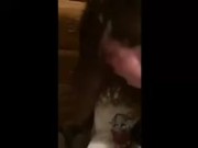 Cock thirsty whore deepthroats and fucks toy 5/16