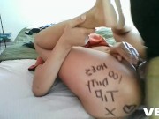 HARCORE STRIPPER FUCK BROWN BBC TATTOOS