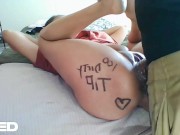 CREAMING CUM SQUIRT ORGASM FETISH TAKES BBC - Screenshot 13 of 16 - Tattoo