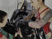 Latex Double Domme Fisting and Anal Stretching with Mistress Youko and Maz Morbid 5/16