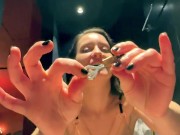 Locktober ist was für Anfänger - Chastity sklaven footjob orgasm control 4/16