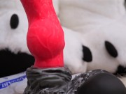 Nothosaur Graemen Review: A Knotted Wolf Dildo with Humongous Balls and Cumtube 7/16