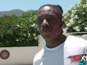 Savvanah Storm Sucks & Gets Fucked By A Huge Dick Outside 3/16