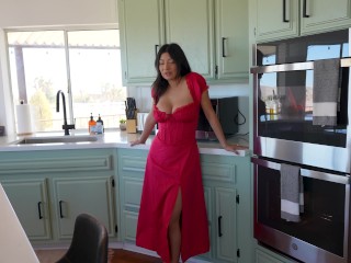 Big ass Latina Christian Tradwife CHEATS on husband at Thanksgiving - Cami Strella + Lev Lieben