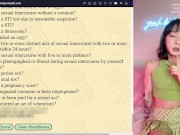 Fit Asian girl Peachy takes the Rice Purity Test! - STIs? Cheated? Number of partners? & more 13/16