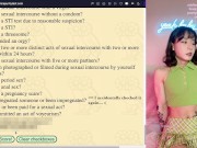 Fit Asian girl Peachy takes the Rice Purity Test! - STIs? Cheated? Number of partners? & more 15/16