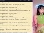 Fit Asian girl Peachy takes the Rice Purity Test! - STIs? Cheated? Number of partners? & more 9/16