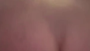 He loves riding his purple dildo