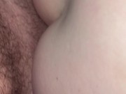 Taking daddy’s big cock in my ass, begging for his cum in my ass 16/16