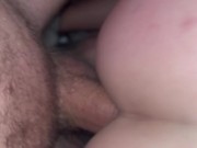 Taking daddy’s big cock in my ass, begging for his cum in my ass 6/16