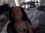 Ebony Gen Z Amateur Training with White Gen X Cock 14/16