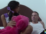 snatch licked cheerer babe tia 7/16