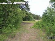 HUNT4K. Horny guy found redhead slut in the forest. Hot sex with Chloe & Andrew Marshall 2/16