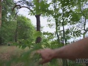 HUNT4K. Horny guy found redhead slut in the forest. Hot sex with Chloe & Andrew Marshall 3/16