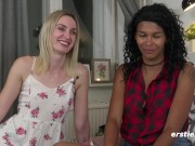 Ersties - Micky M verwöhnt ihre lesbische Freundin Ruth mit zwei Vibratoren 16/16