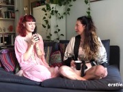Ersties - Hot Lesbians Nympha & Luna Enjoy a Little Treat on Each Other 11/16