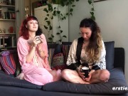 Ersties - Hot Lesbians Nympha & Luna Enjoy a Little Treat on Each Other 13/16