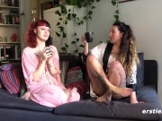 Ersties - Hot Lesbians Nympha & Luna Enjoy a Little Treat on Each Other 8/16