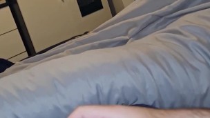 Solo dick wank with cumshot