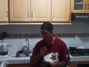 My boyfriend fucks me on all fours and fills my pussy with milk 12/16