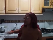 My boyfriend fucks me on all fours and fills my pussy with milk 15/16