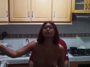 My boyfriend fucks me on all fours and fills my pussy with milk 6/16