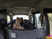 Female Fake Taxi - That Big Black Cock is devoured down her throat and pussy 12/16