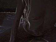 Slim teen with cum on tongue. Cartoon 3D 7/16