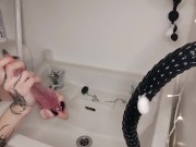 Cleaning my dirty toys after a dirty stream 3/16