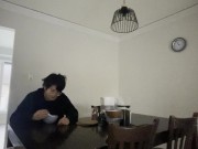 Eating cereal alone in the dark. I hate my fucking life