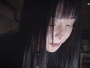 オタク系黒髪ギャルの顔面騎乗位。素股してたら生挿入してきたので下から突き上げSEX、我慢できずに大量中出し。（素人、日本人、個人撮影） 3/16