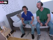 HOLY FUCK! My Roommates Blasted My Face With So Much Cum! 3/16