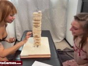 Skinny babes enjoy each other in a wild lesbian party after stripping down 7/16