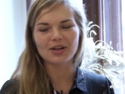 Ersties - Curvy Blonde Gets Wet While Playing With a Dildo 13/16