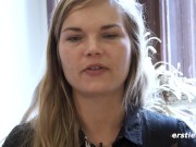 Ersties - Curvy Blonde Gets Wet While Playing With a Dildo 4/16