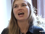 Ersties - Curvy Blonde Gets Wet While Playing With a Dildo 6/16