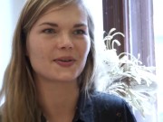 Ersties - Curvy Blonde Gets Wet While Playing With a Dildo 9/16