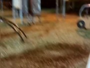 showing my tits in the park. 16/16