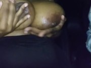 SLURPING ON BIG SOFT TITTIES BEFORE WE HIT UP DENNY'S!!!!!!!!! 11/16