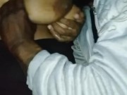 SLURPING ON BIG SOFT TITTIES BEFORE WE HIT UP DENNY'S!!!!!!!!! 14/16