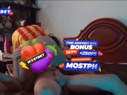 A Barcelona fan fucked by a Real Madrid fan!! 1/16